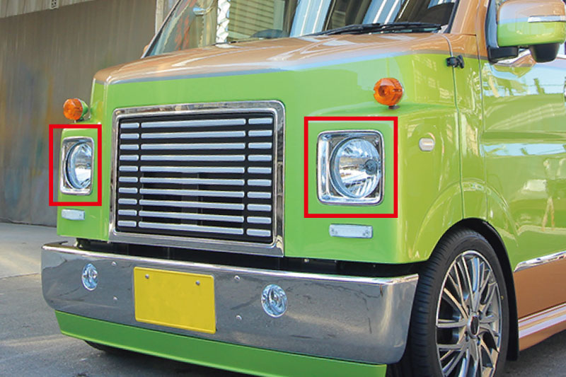 エブリィ 新車外し フロントバンパー、グリル、ヘッドライト